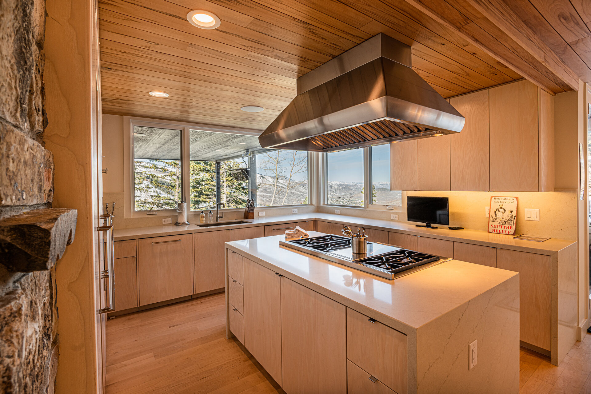 Fully Equipped Gourmet Kitchen with Stunning Views