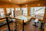 Indoor Fitness Room with a Soothing Hot Tub