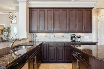 Luxury kitchen in Cape Coral vacation rental