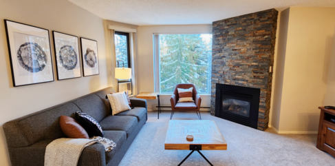 Cozy Living Space w/ Gas Fireplace