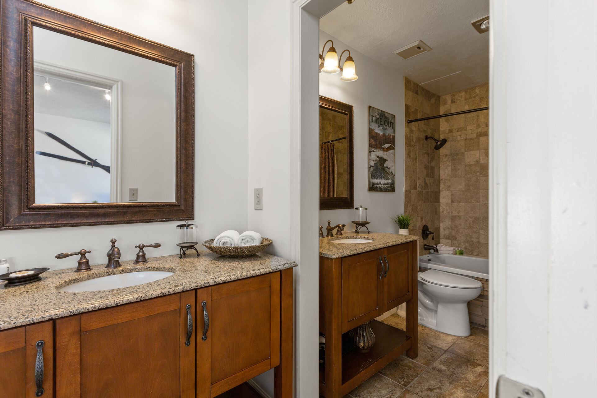 Full Bathroom with tub/shower combo