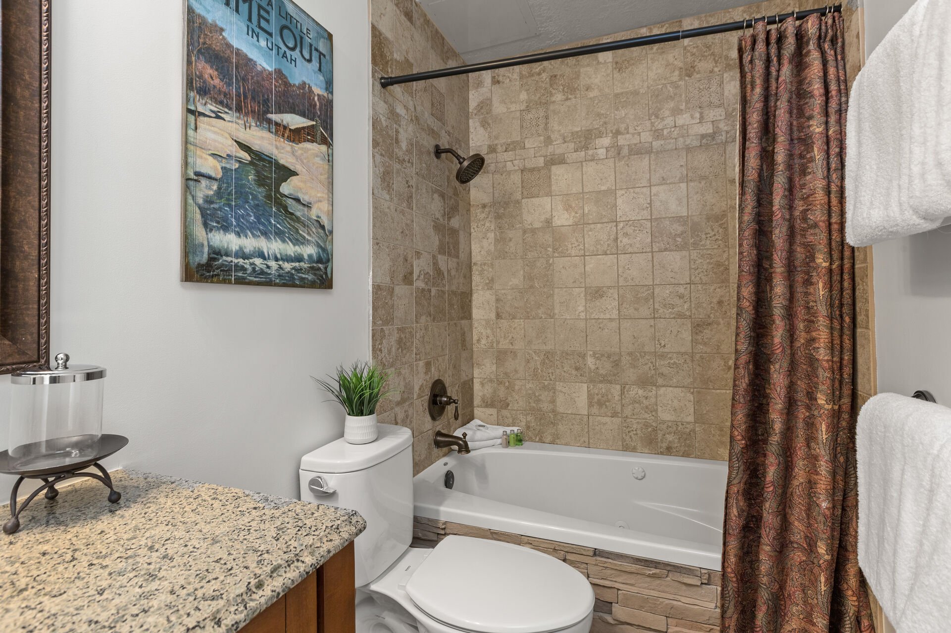 Full Bathroom with tub/shower combo