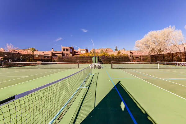 Community Tennis Courts Opened Year Round