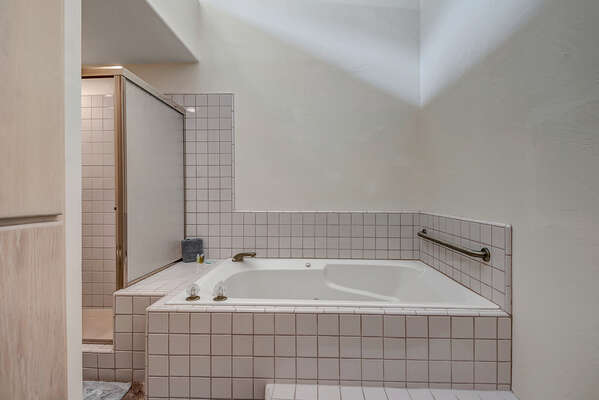 Master Bathroom with Jetted Tub