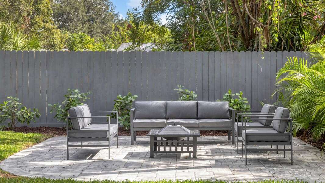 backyard seating