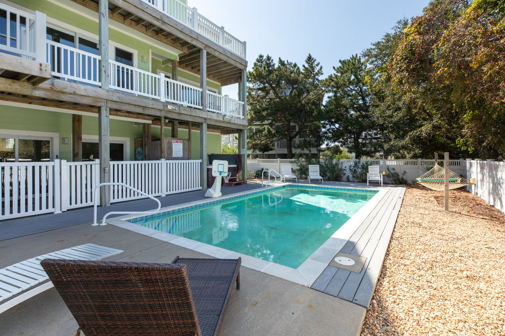Private Saltwater Pool: open May to mid-Oct.
