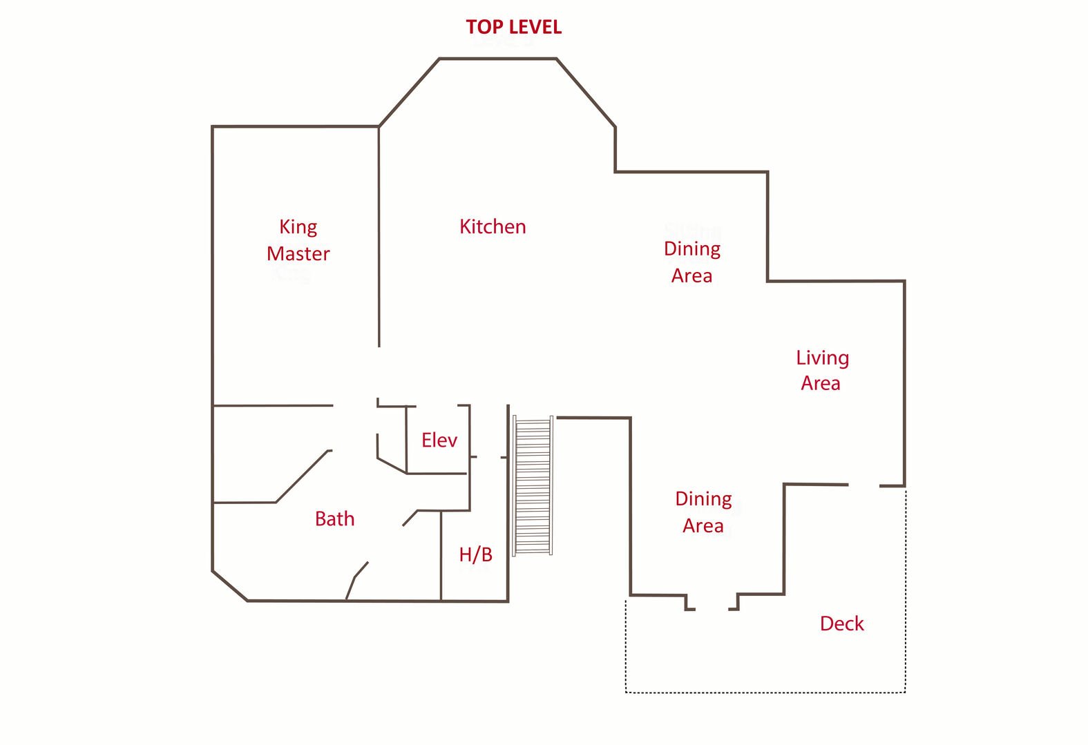 Floor Plan - Top Level