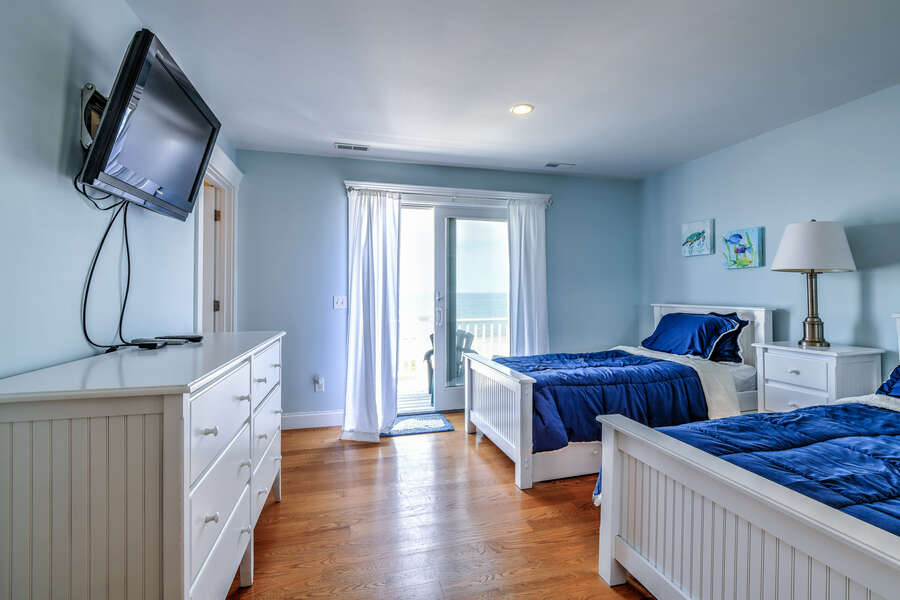 Bedroom Two - Two Twin Trundle Beds - Second Floor with ocean views.