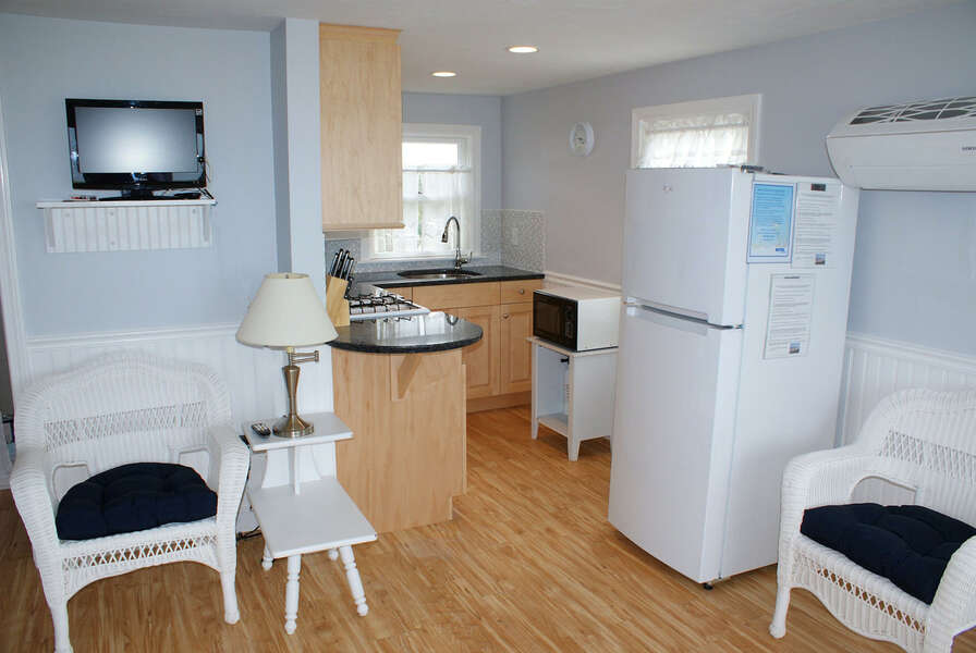 Open Kitchen/Living area.