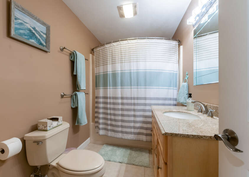 Bathroom 2- 1st Floor- Tub & Shower.
