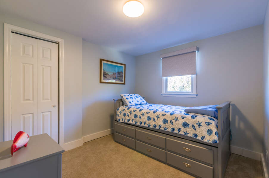 Bedroom four - twin trundle bed - upper level.