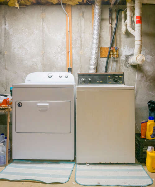 Laundry in basement available to guests- 17 Woodland Avenue
