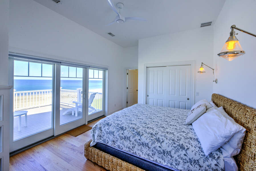 Primary Bedroom - King - Second Floor with ocean views.