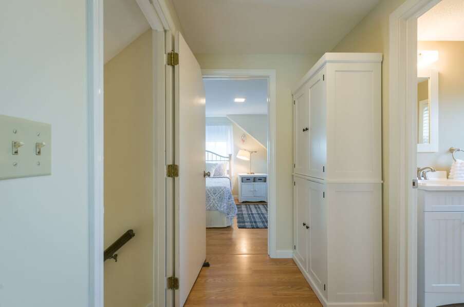 Upstairs hallway toward Bedroom 3