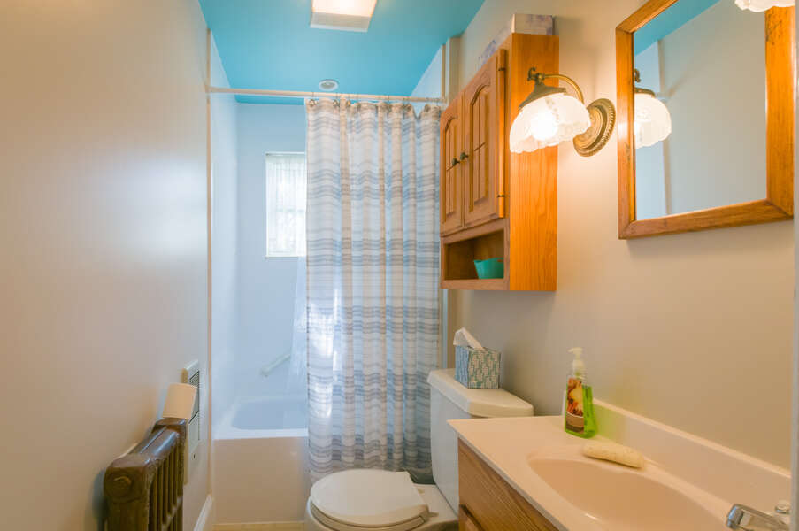 Bathroom #2 - Upper Level - Shower/tub combo.