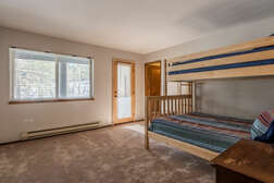 Guest Bedroom Downstairs with Bunk Bed (twin over queen)