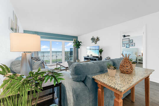 Enjoy the beach from your living room!