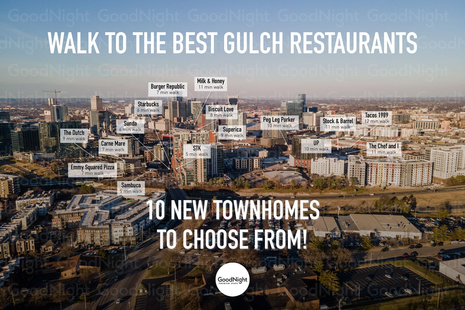 World class restaurants within walking distance (4 mins to Broadway via Uber). Inquire about all our homes in the Gulch!