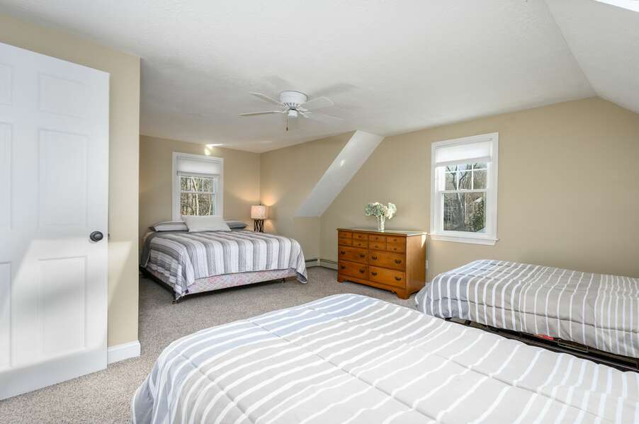 Bedroom 3 - Queen & 2 Twins - 2nd Floor - 68 Pebble Lane North Falmouth