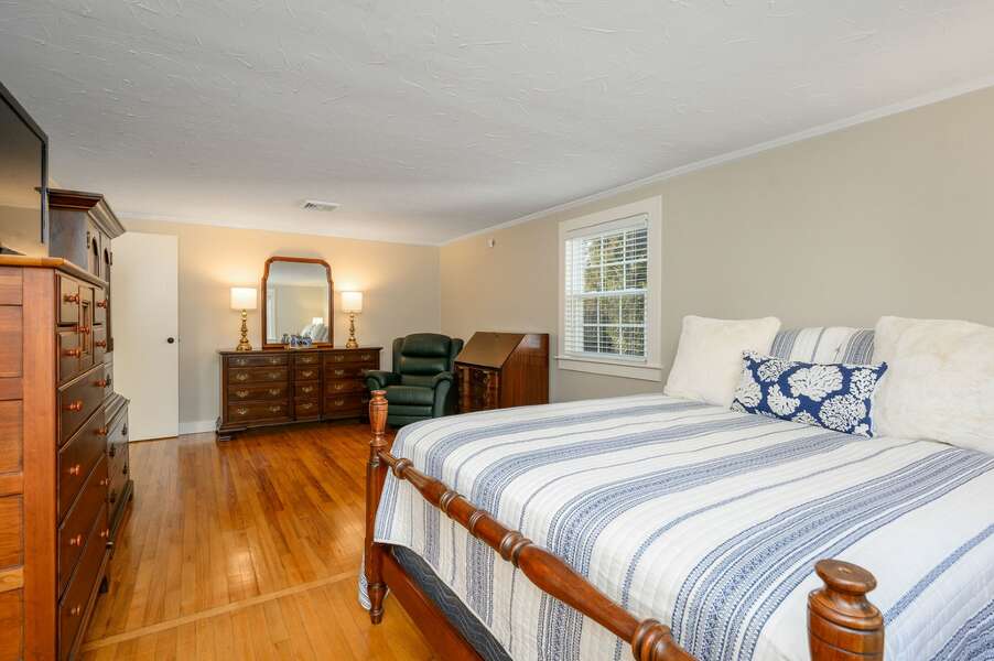 Plenty of storage available in the primary bedroom - 3 Shore Road Extension West Harwich Cape Cod - A Shore Thing - New England Vacation Rentals