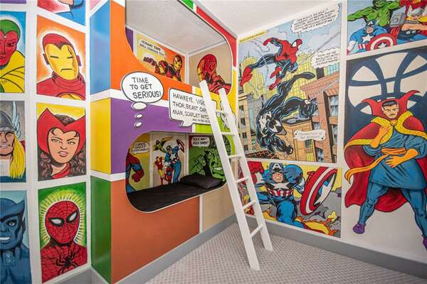 Comic Book Bunk Room