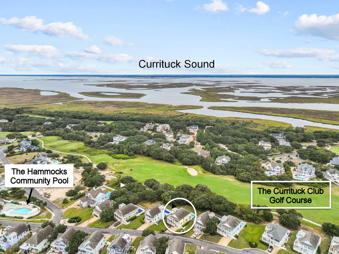 Green Grass & High Tides - West Aerial View