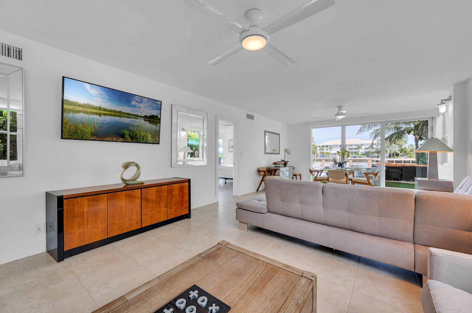 Welcome to Lago Key Suite Two! This Suite features 3 bedrooms and 2 full bathrooms.