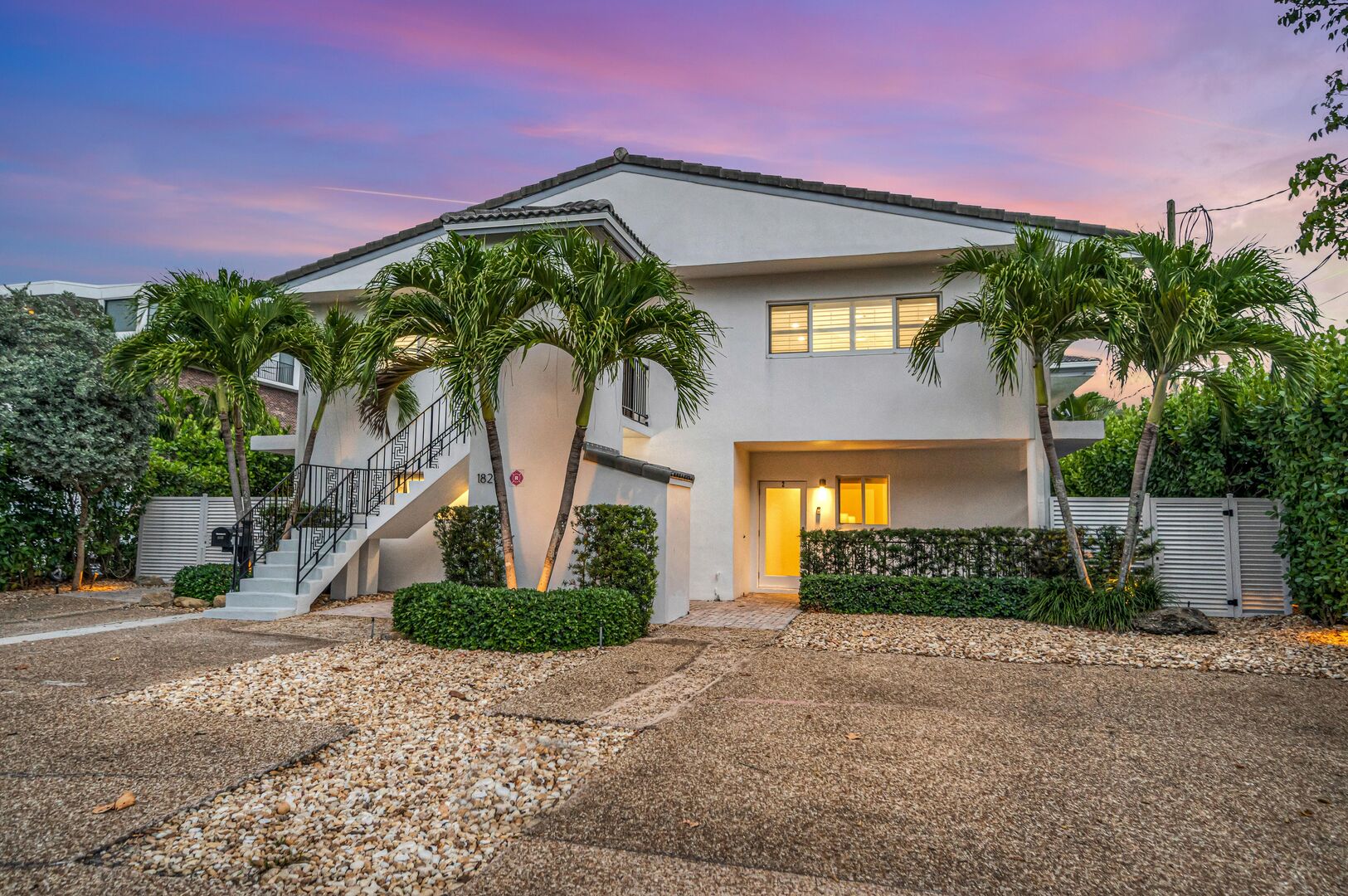 Lago Key is nestled in scenic Harbour Beach neighborhood. Suite Two is on the bottom right and Suite Three is on the bottom left.