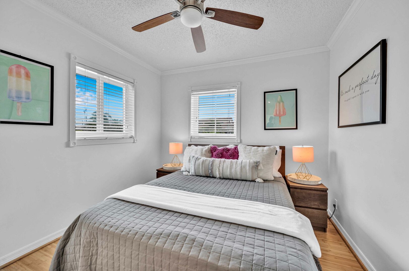 All of the bedrooms have top of the line linens, furnishings and a flat screen SMART TV.