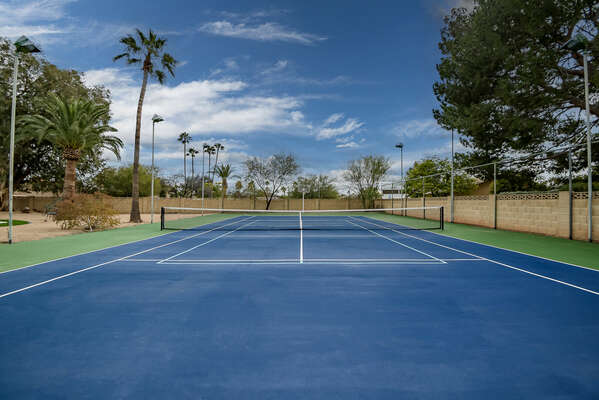 Private Tennis/Basketball Court