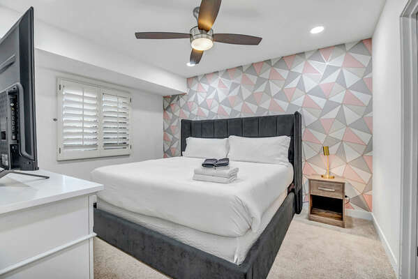 Bedroom Two Offers King Bed and 65