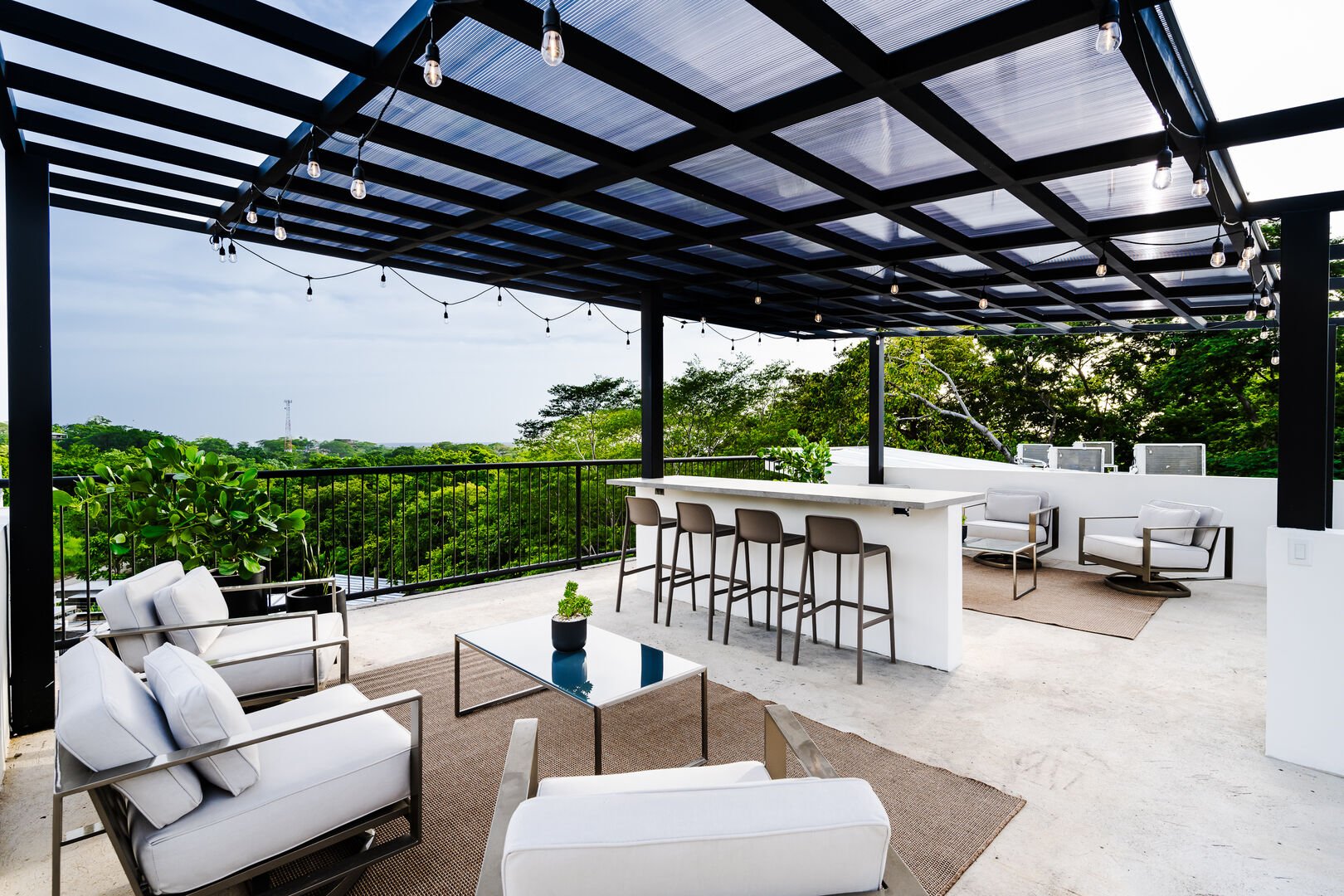 Sip, chill, and take in nature's view from our rooftop