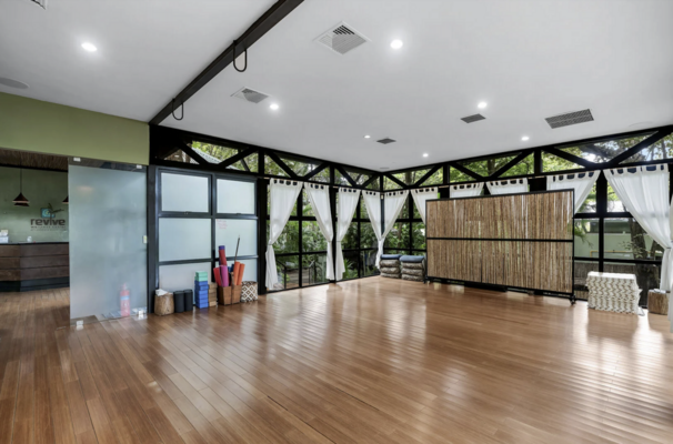 The Langosta Beach Club Yoga Room