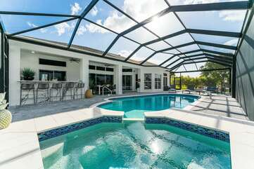 Pool and spa vacation rental