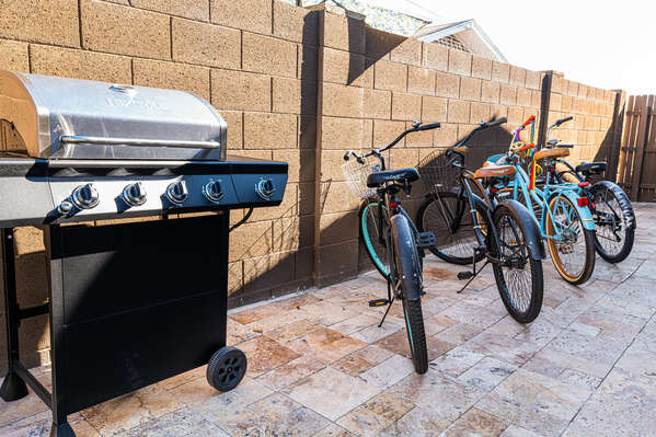 Propane BBQ and Bikes Available for Guest Use!