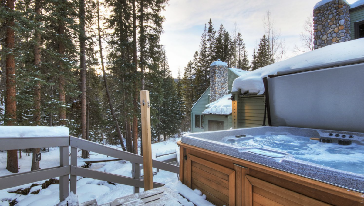 Soak after a day of skiing or hiking... or maybe you shopped till you dropped in Breckenridge, either way, you can rest easy here