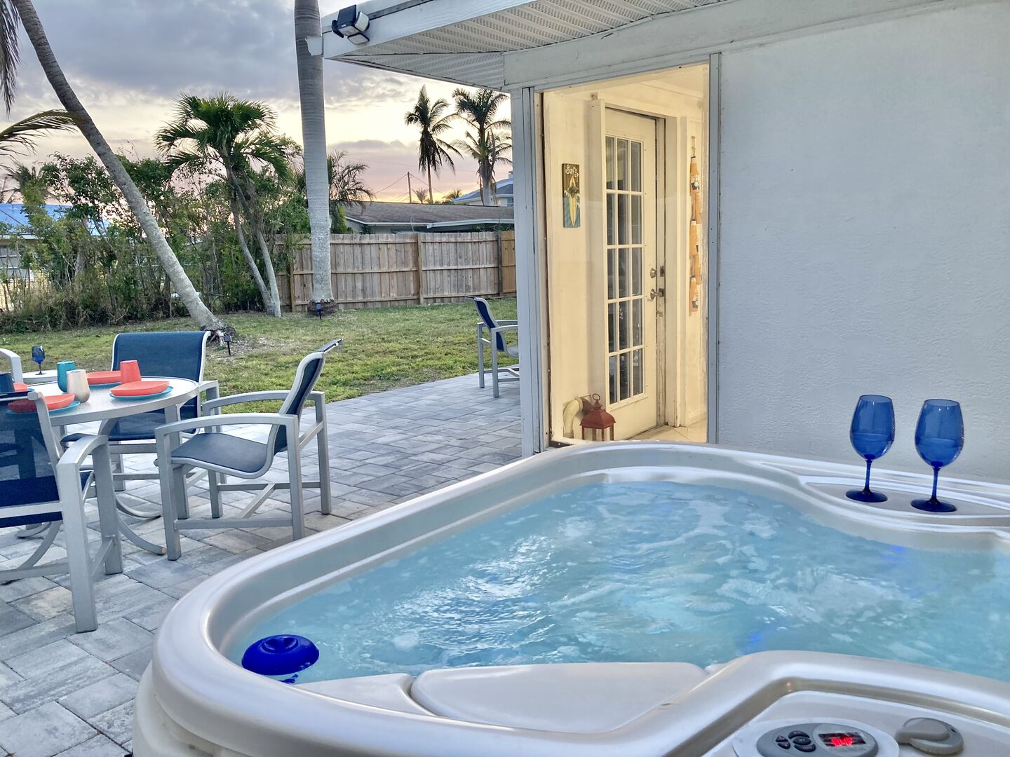 Private hot tub in Cape Coral