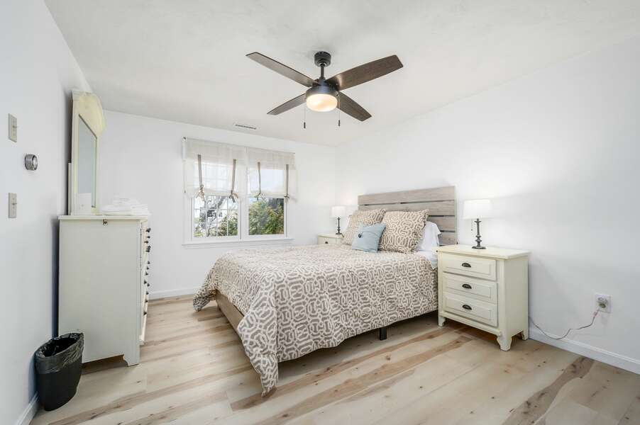 Bedroom #3 is spacious and sun filled with a Queen bed - 102 White Rock Road Yarmouth Port Cape Cod - Vacation Station - NEVR