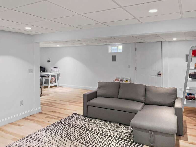 Lower level entertainment space - 102 White Rock Road Yarmouth Port Cape Cod - Vacation Station - NEVR