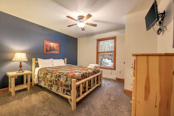 2nd Floor Bedroom 3 with 1 Queen Bed