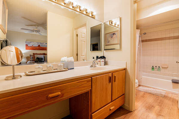 En Suite Master Bedroom with Tub/Shower Combo