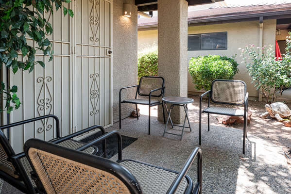 Back Patio Seating
