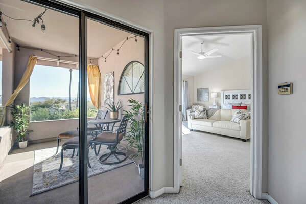 Access to Master Bedroom Private Balcony