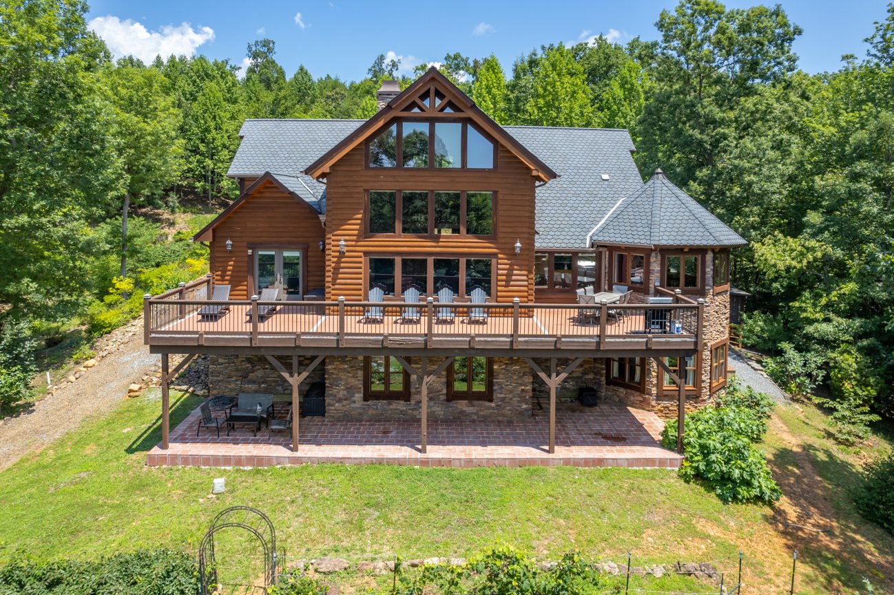 Chateau Laurel in Lake Lure: Private 5,000 Sq Ft Cabin in Blue Ridge Mountains!