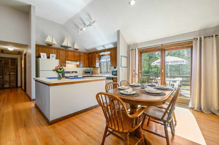 Easy flow from kitchen to dining areas - 47 Whidah Drive Harwich - The Wicked Whidah - NEVR
