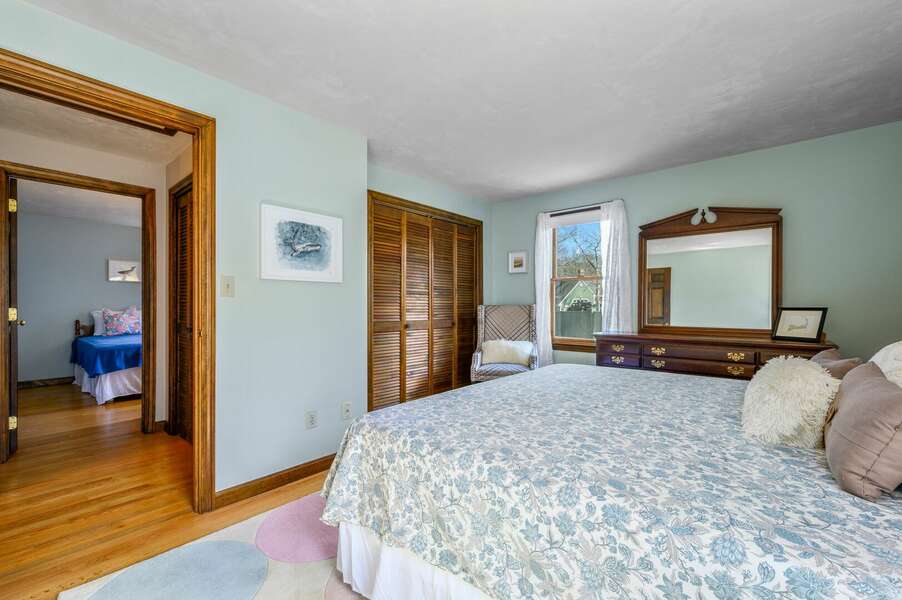 Bedroom #2 has ample storage in an oversized dresser and large closet space - 47 Whidah Drive Harwich - The Wicked Whidah - NEVR