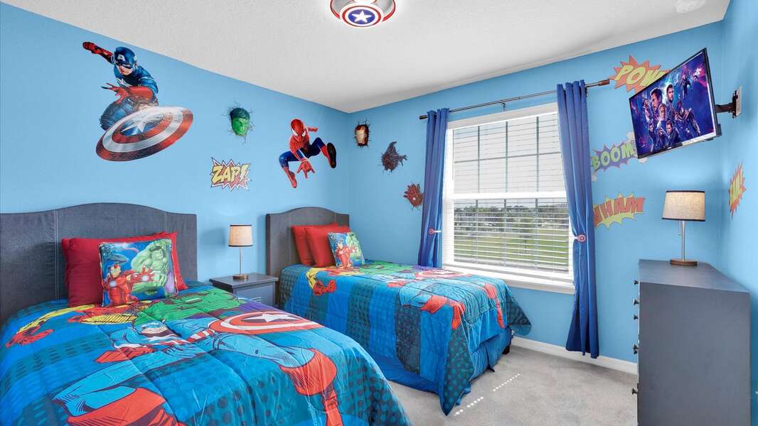 Two Twins Bedroom 4 Upstairs
Avengers Theme
32