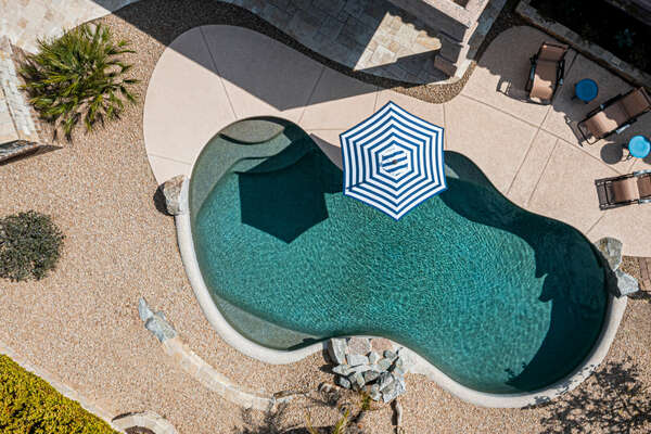 Take a Dip in the Private Heated Pool