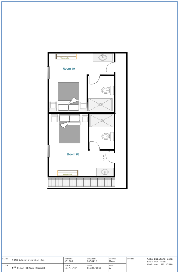 Third-floor diagram