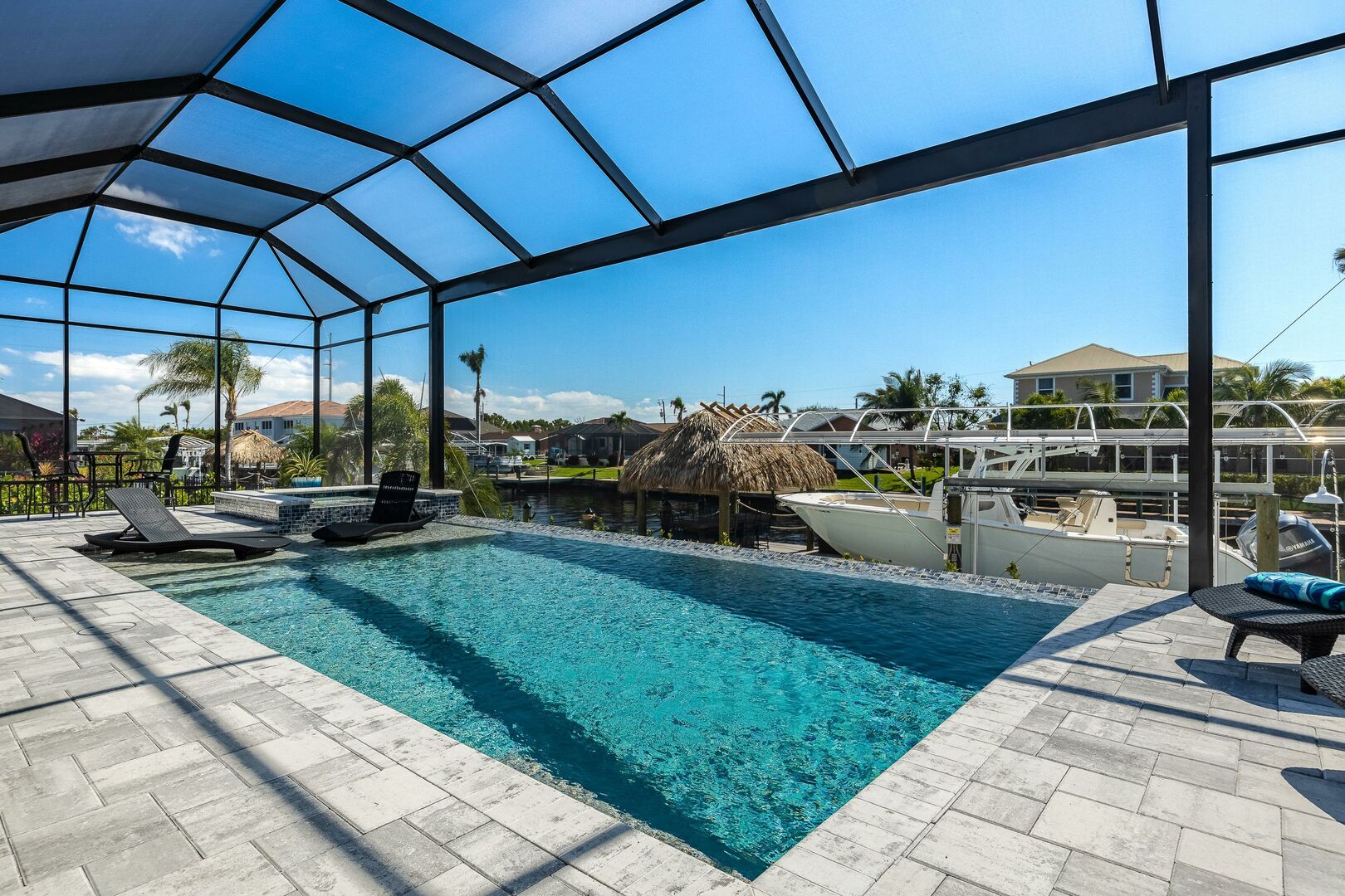 Private heated pool Cape Coral